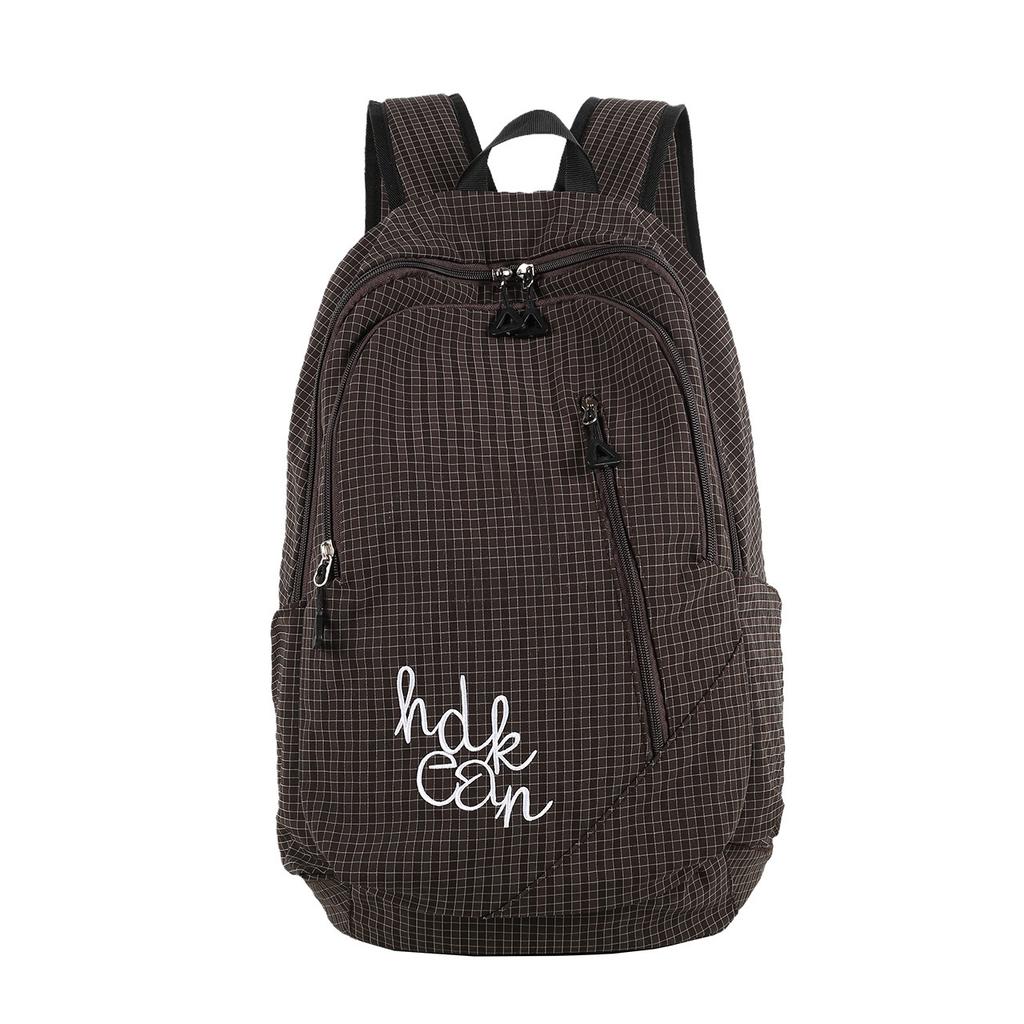 Schoolbag New Travel Versatile Backpack Solid Color School Bag Women's ins Simple Campus Large Capacity Middle School Student Fashion Backpack