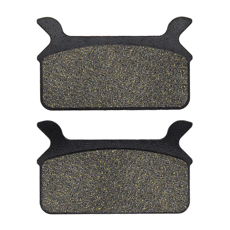 Cyleto Motorcycle Front & Rear Brake Pads for Harley Touring FLT FLHT FLHTCI Road King FLHR FLHRCI 1986 1987 1988 1989 1990-1999