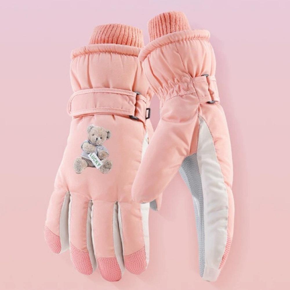 Non-slip Winter Skiing Gloves Warm Outdoor Sports Gloves Fashion Cycling Gloves  for Women