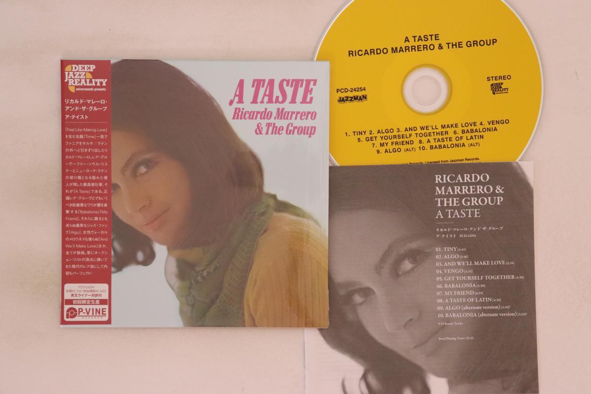 

CD RICARDO MARRERO - A Taste PCD24254 PVINE 2010 Japan Obi Jazz Used
