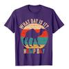 What Day Is It Camel Tee Retro Funny Hump Day TShirt Top TShirts For Unisex Simple Style Tops Shirt Wholesale Cotton