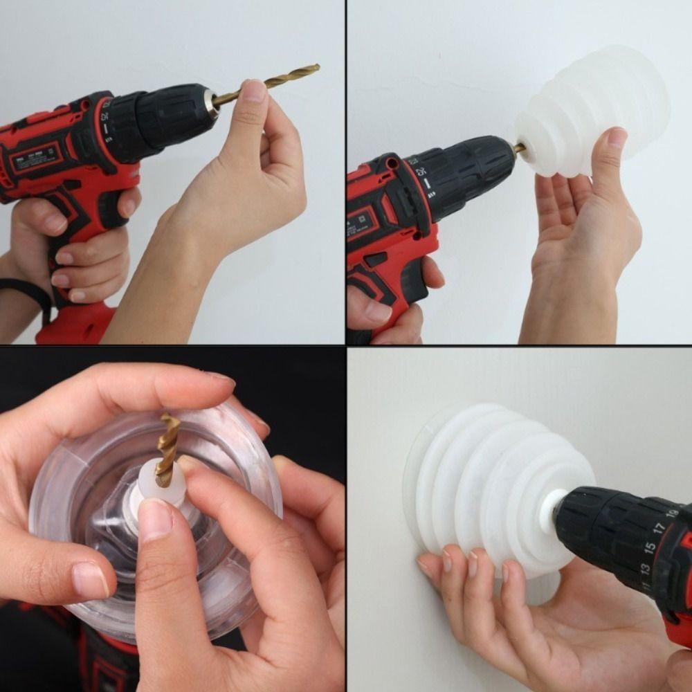 Prevent Debris Drill Dust Collector Portable Dustproof Device Durable Drill Dust Cover