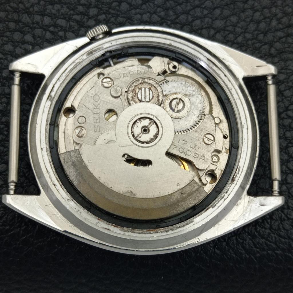 VINTAGE SEIKO 5 AUTOMATIC 7009A JAPAN MENS ORIGINAL DIAL WATCH a702387-5 R124-a702387