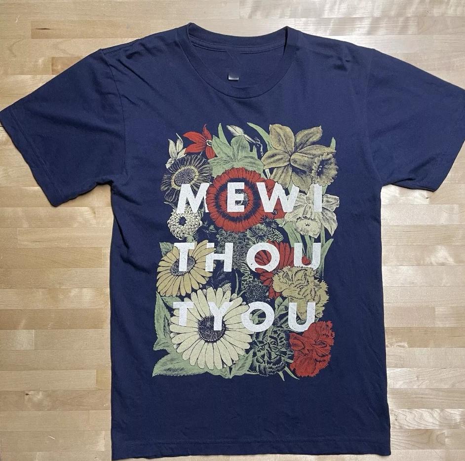 

Mewithoutyou Band Flower Graphic Navy Color Gift For Fan T Shirt Size S-5XL XL