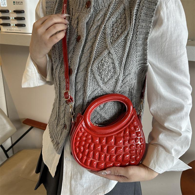 Popular Diamond Bag Women's New Fashion Messenger Bag Women's Versatile Shoulder Handbag
