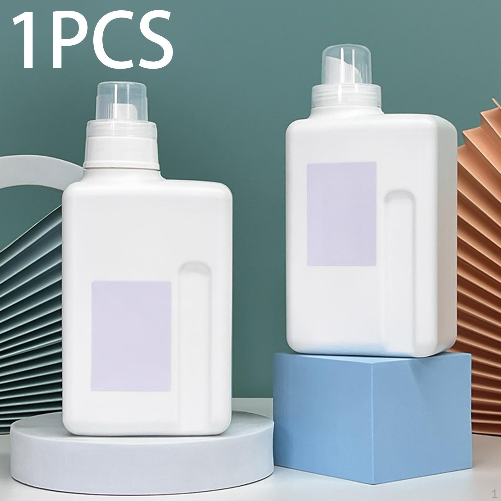 Empty Liquid Bottle Hand Wash Refillable Laundry Dispenser for Mouthwash 600ml leakproof lid