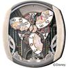 Seiko Clock a Mechanical Clock Featuring Disney Characters Mickey Mouse and Minnie Featuring 6 a Rotating and a Pale Pink Marbled FW563A,