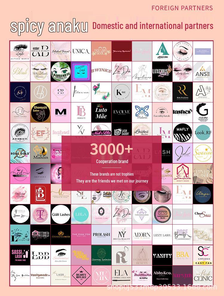 16-Row Matte Round Mink Velvet Manga Style Eyelashes - Natural, Comfortable, Dense, and Manually Bloomed.