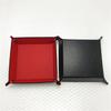 PU Leather Valet Trinket Folding Tray Collapsible Phone Key Wallet Coin Desktop Storage Sundries Box Bins Accessories