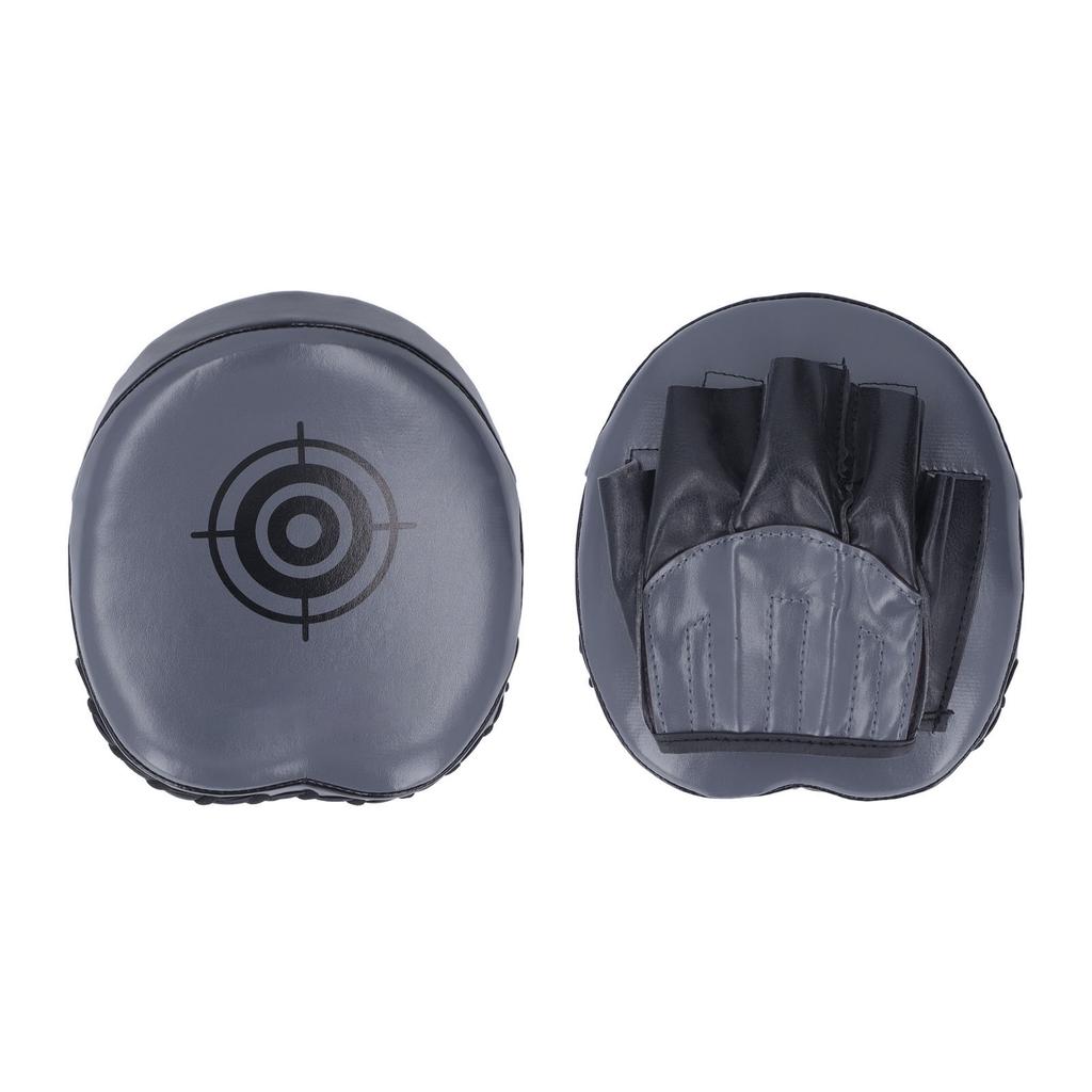 Boxing Focus Mitt PU EVA Curved Boxing Target Hand Pads for Muay Thai Kickboxing Fighting Taekwondo Fluorescent Gray