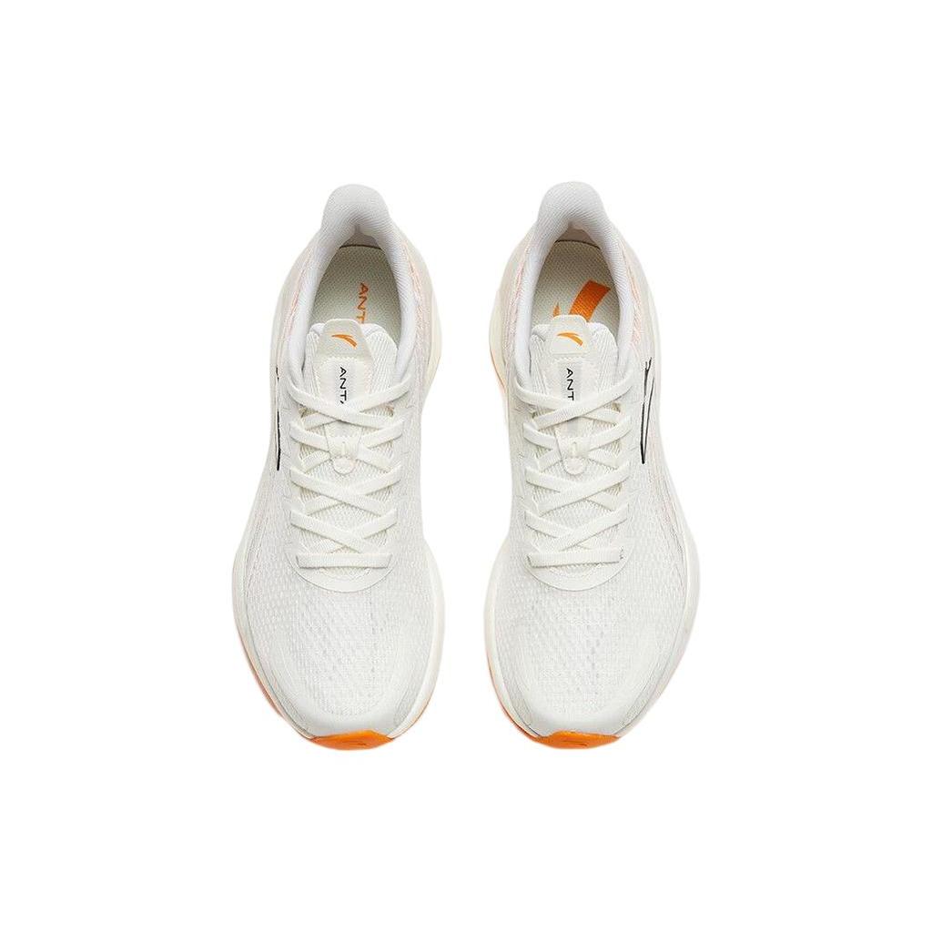 New Anta Antelope Run 3 Anti Slip Wear Resistant Low Top Running Shoes Men's White Orange 112325585-7