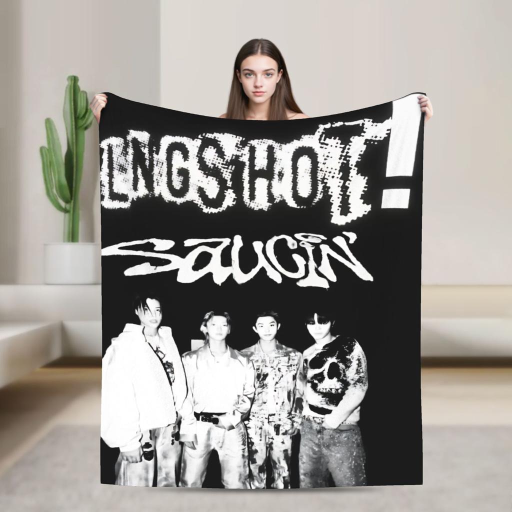 LngsOhyul Woojin Louis Blanket Warm Soft Novelty Plush Throw Blanket For Couch Chair Sofa Bed Flannel Bedspread Bed Cover