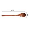 6 PCS Japanese Style Wooden Soup Spoon Natural Tableware Wood Teaspoon HOT SALE