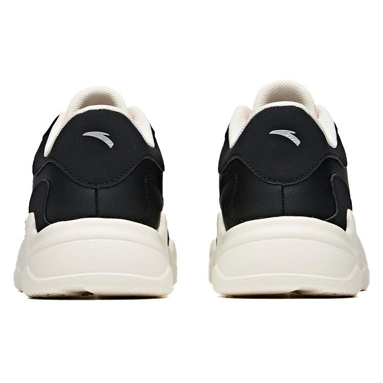 Anta Chunky Sneakers Women's Low Top Black/Baby Pink/Ivory White 122018880-2
