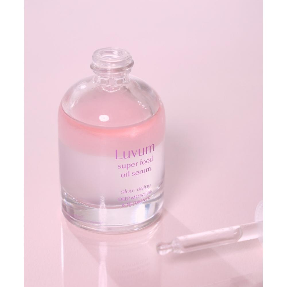 Luvum [Straffende Feuchtigkeitspflege] Slow-Aging Superfood Ölserum 30ml + 30ml