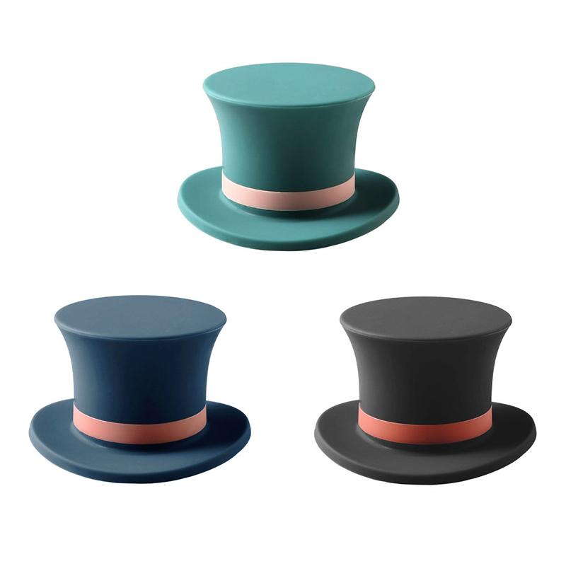 LMETJMA 3Pcs Silicone Magic Cap Wine Bottle Stopper Reusable Wine Stopper Bottle Caps Wine Sealer For Christmas Decorative JT235