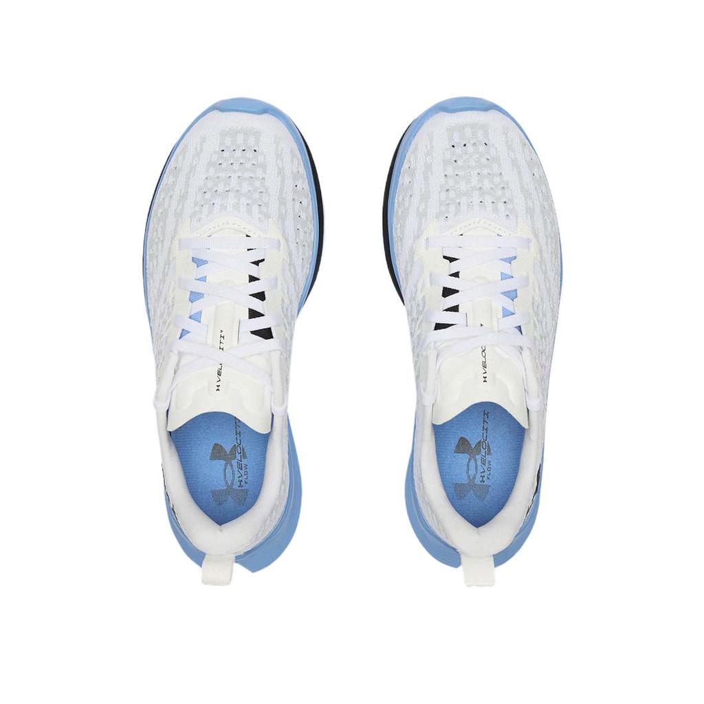Under Armour Flow Velociti 4 Women's White Silver Running Shoes 3027586-102