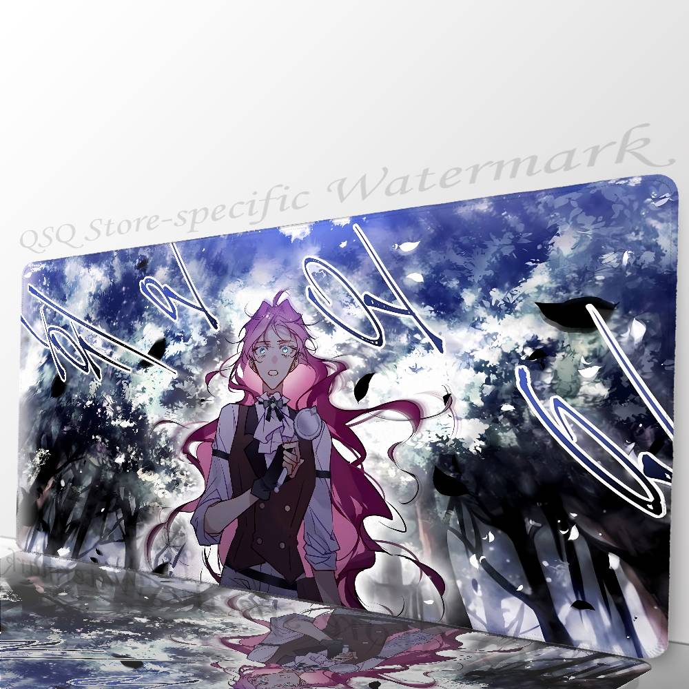 Manga V-Villains Are Destined To Die Mousepad Non-slip Suitable For Office Computers Laptops E-sports Game Desk Mats XXL Keyboa