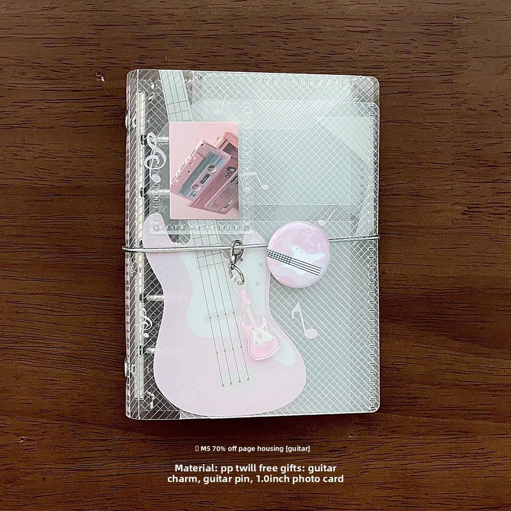 Mode Neues Produkt Loseblattbuch Innenseiten Zubehör Handbuch Aufbewahrungsbuch PP Hülle Mini-Kartenbuch Tragbar Innentasche