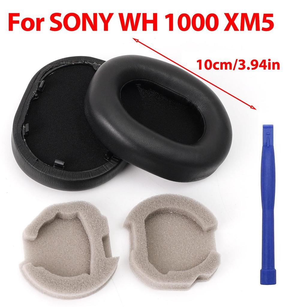 Replacement Earpads Protein Leather Foam Ear Pads for Sony WH-1000XM6 WH1000XM5 WH 1000 XM3 XM4 Headphone Earmuff Headset Sleeve