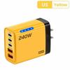 GaN Phone Charger Adapter 5 in 1 Mobile Phone USB C Charger Wall Charger Adapter  Office Use