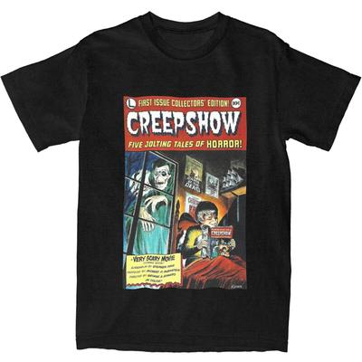 Sommer Vintage Horror Creepshow Film Shirt Accessoires für Männer Frauen Reine Baumwolle Mode Creepshow Filmliebhaber Fan T-Shirt