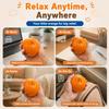 Crunchy Orange Squishy, Asmr Bead Filled Crispy Fruit Stress Ball Slow Rising Squishies Squeeze Fidget Toy Calming Gift
