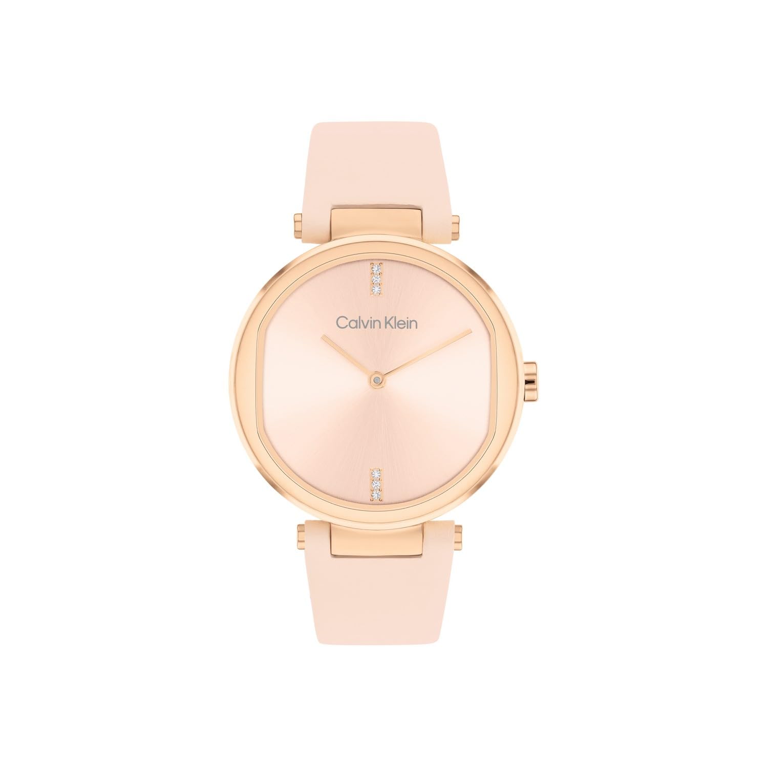 

Calvin Klein SENSATION Pink Leather 25100110 Women s Watch, Dial, Strap, [Official Import] розовый