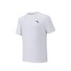Plain Round Neck Short Sleeve Sports T-Shirt Men Tops Pure-White 952627103-6