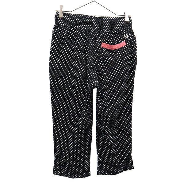 Fred Perry Dot Quarter Pants M Black Cropped Women Used