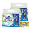Moony Baby Wipes, Soft Material, Refill, 76 Wipes X 8 Packs (Set of 2) Original Hand Wipes