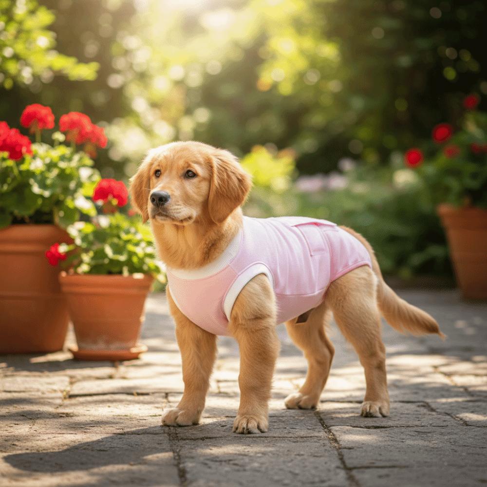 Adjustable Dog Sterilization Suit Sleeveless Dog Sanitary Pants Pet Physiological Pants  Daily Wear
