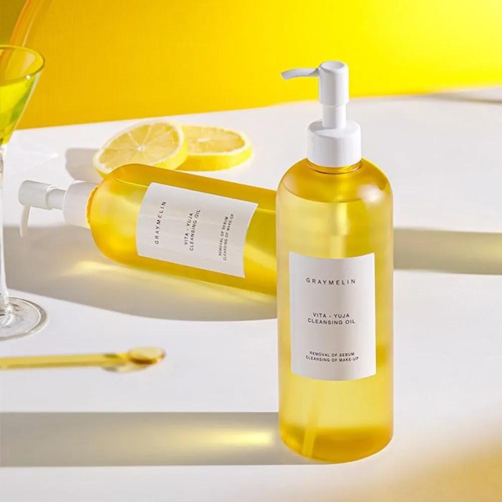 Vita Yuja Cleansing Oil + Large Size Foam Cleanser 500ml SET