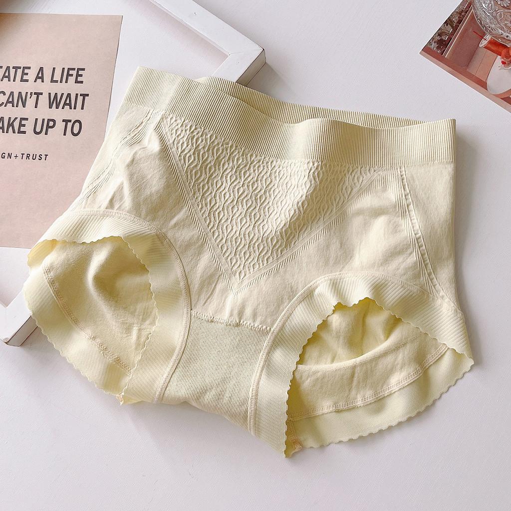 

C395 Seamless High Waist Breathable Peach Butt Lifting Underwear For Young Girls Tea