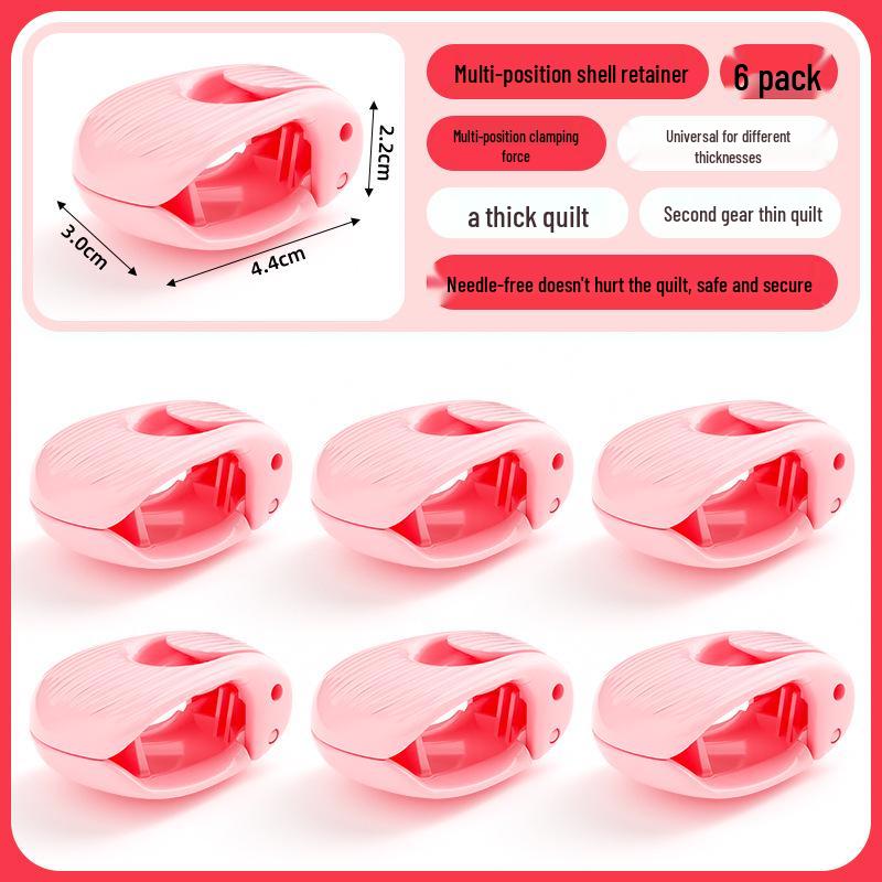 Verbesserte rutschfeste Bettlakenbefestiger Quiltbezug-Set mit nähfreien Schnallen