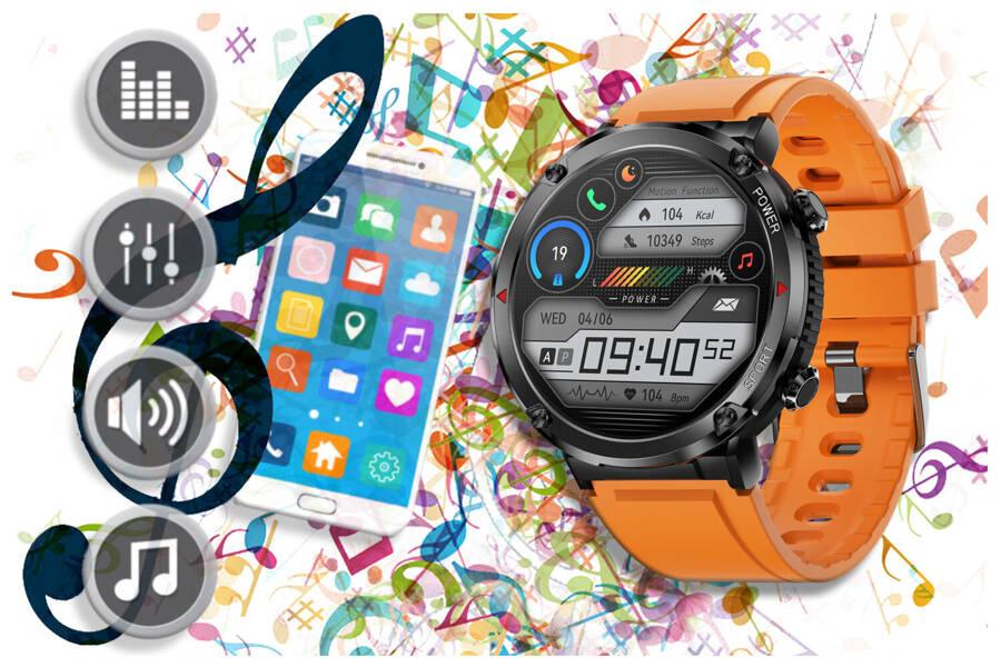 Montre Intelligente Homme Gravity Gt21-2 - Appel Bluetooth, Bracelet Supplémentaire (Sg025B)