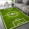1pc Soccer Field Pattern DoorMat, Non-slip Carpet, Suitable for Living Room, Bedroom, Bathroom, Holiday Home Decoration