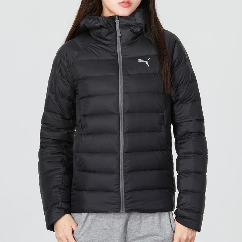 PUMA Down Jackets Women's Black Hooded Moderate Other 672914-01