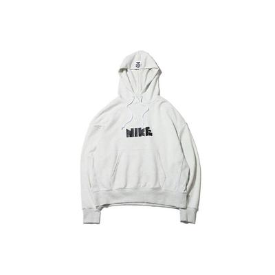 Nike X Atmos Pink Collaboration  Nsw Circa Series Large Logo Hoodie Women Hoodie White DM6776-025