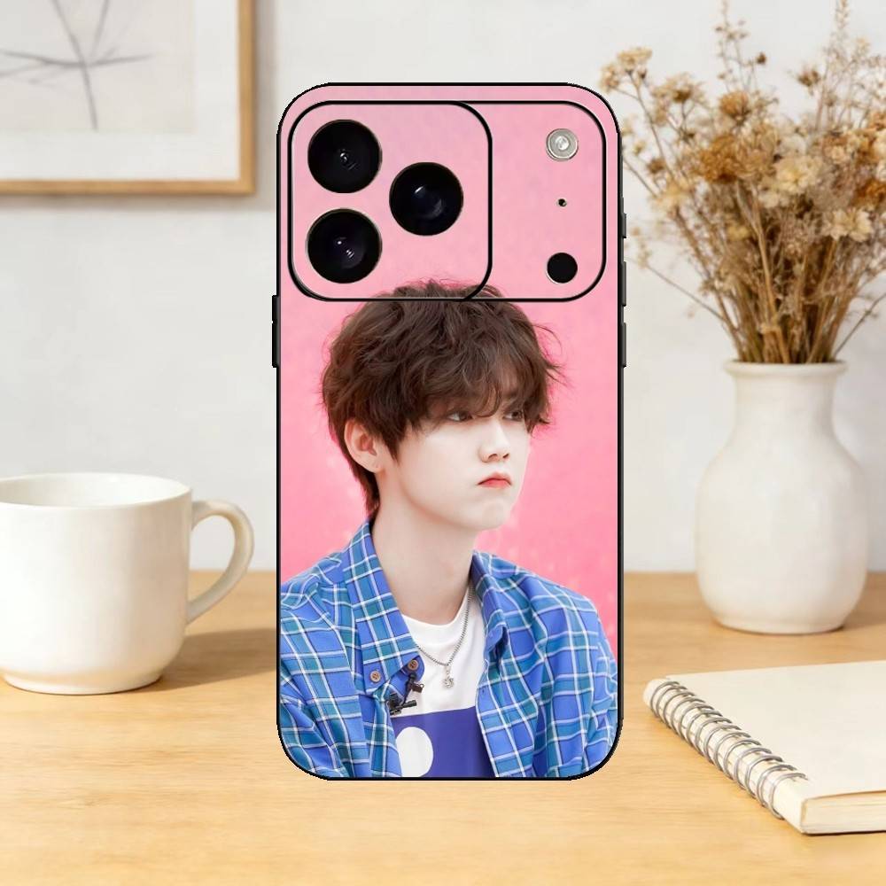 Lu Han Phone Case Silicone black Soft For IPhone 17,16,15,14,13,12,11,SE,Plus Pro Max