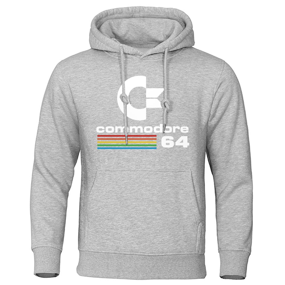 Comfortable Men Tracksuit Autumn Winter Hoodie Sweatshirts Commodore 64 Cool Clothing Long Sleeve Hoodies