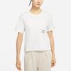 Nike Sportswear Swoosh Logo Printed Crew Neck Vintage Short Sleeve T-Shirt Women T-Shirt Phantom-Grey White DV9118-030