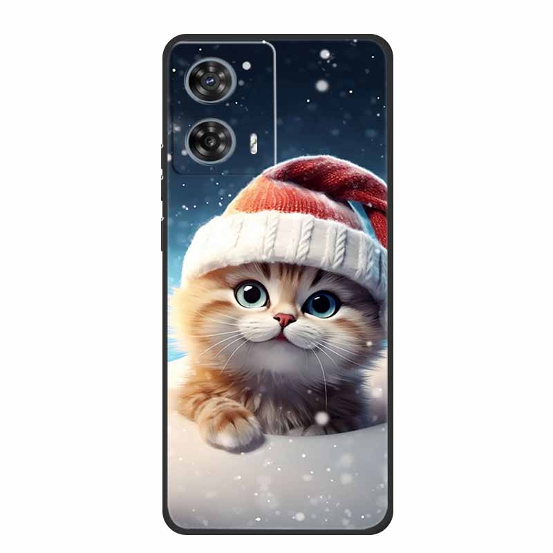 For Motorola G85 Case G 85 Phone Cover Black Silicone Soft Case For Motorola Edge 50 Fusion S50 Neo G24 Power Back Cover Case