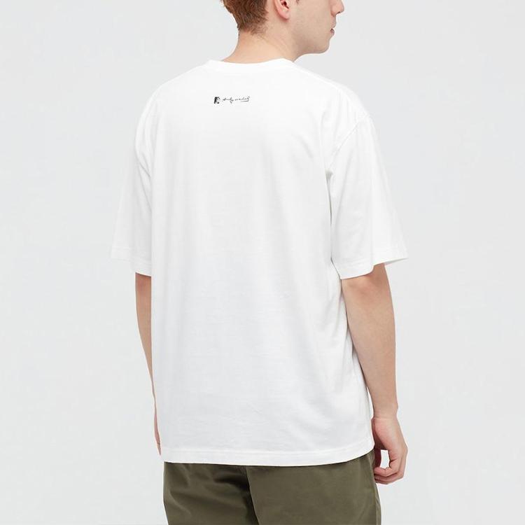Uniqlo X Warhol X Kawamura Collaboration Printed Crew Neck Short Sleeve T-Shirt Unisex Tops White 438018-00