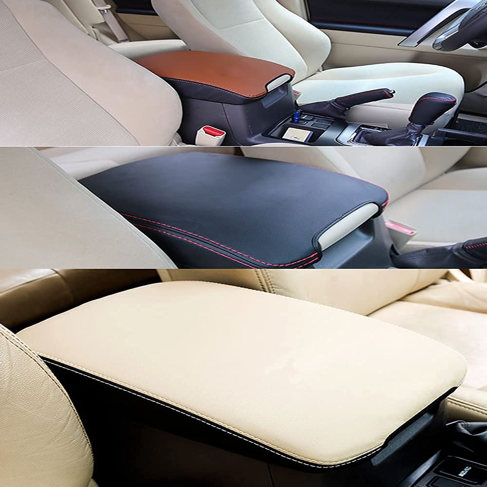 Wellvie Classy Land Cruiser Prado 150 Series PRADO Exclusive Armrest Cover Console Box Cover Custom Parts Car Interior Goods Armrest Box Protective