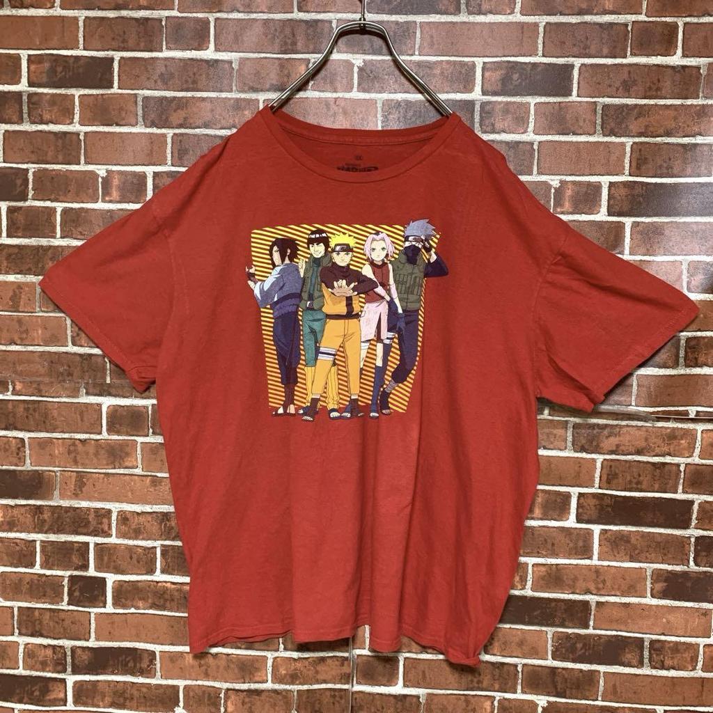 [USED] Rare Naruto Shippuden Big Silhouette Anime T-shirt 2XL