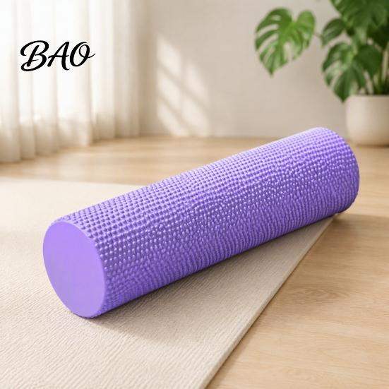 Myofascial Release Roller EVA Foam for Yoga Pilates, Textured Muscle Massage Roller, High Density Back Pain Physical Therapy Deep Tissue Massager,