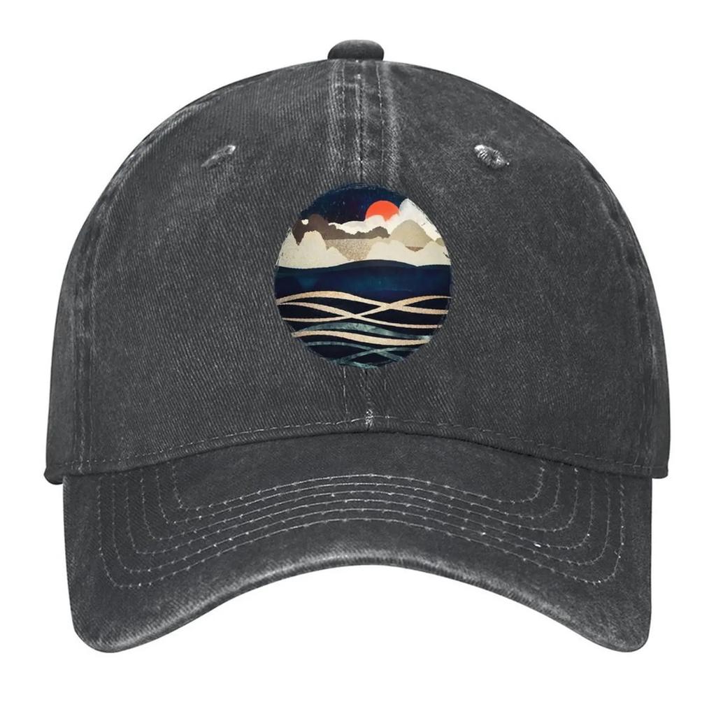 Midnight Beach Baseball Cap cute designer cap Golf Trucker Hat Baseball For Men Women's