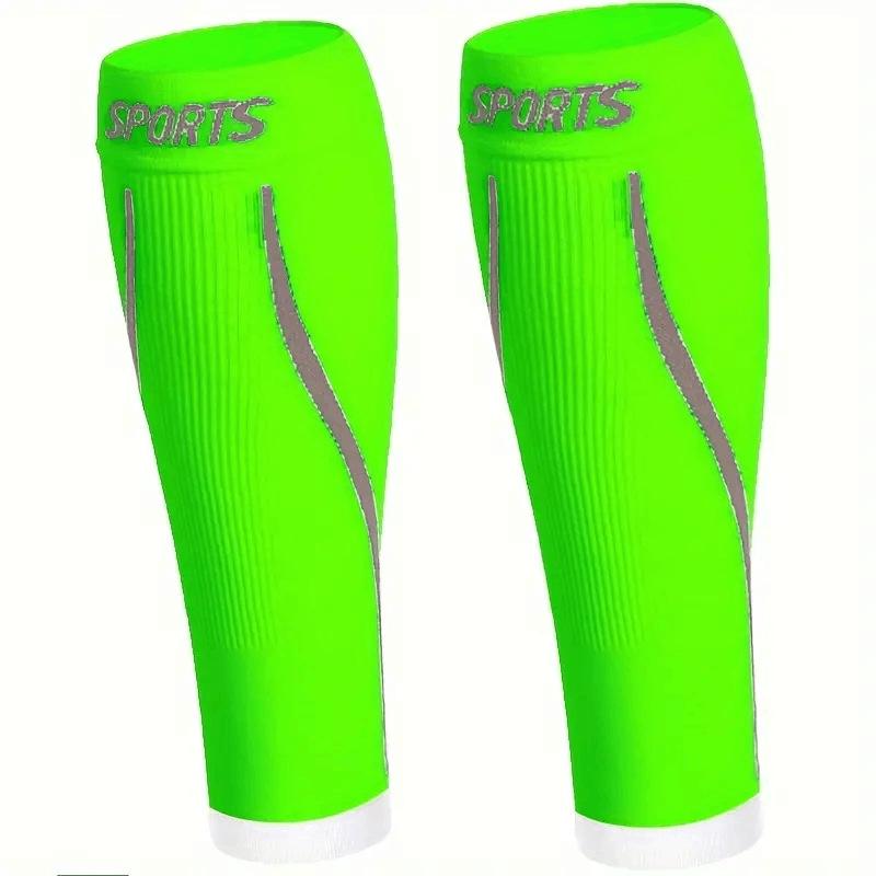 Compression Calf Sleeves for Football Basketball Fitness Sweat Absorbent Breathable Elastic Pressure Leg Support