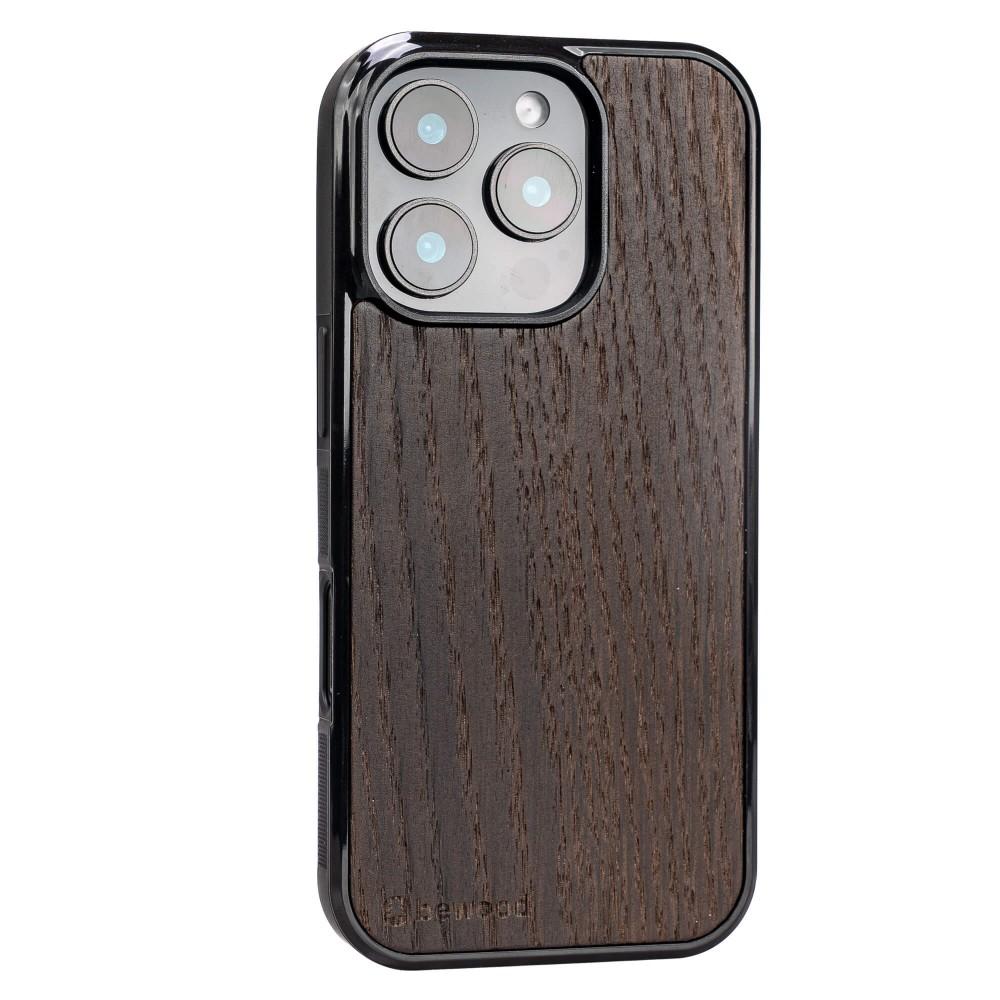 Bewood Wooden Case for iPhone 16 Pro Smoked OAK